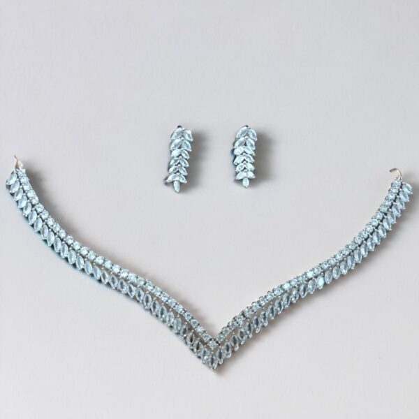 Eternal Vine Diamond Necklace Set CZ