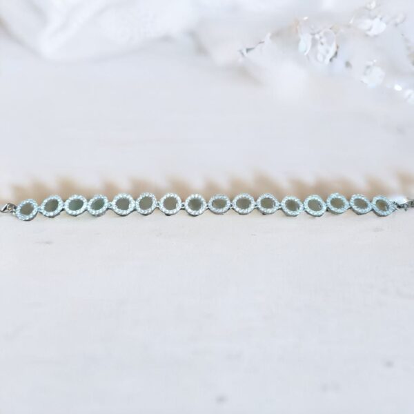 Royale Circle Link Diamond Bracelet CZ